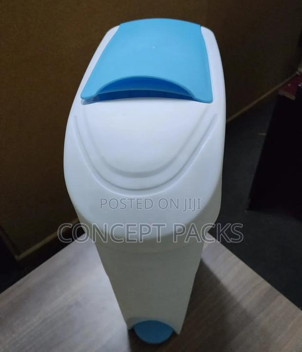 Blue White Sanitary Bin 18 Litres. - main view