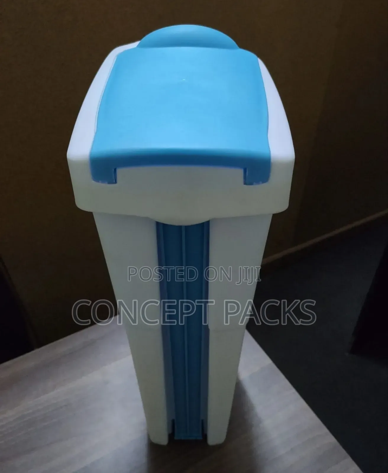Blue White Sanitary Bin 18 Litres.