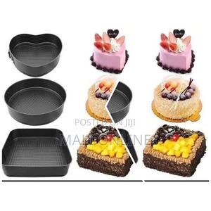 Cake Mould 3pc Set (Heart, Square, and Round ) - thumbnail 2