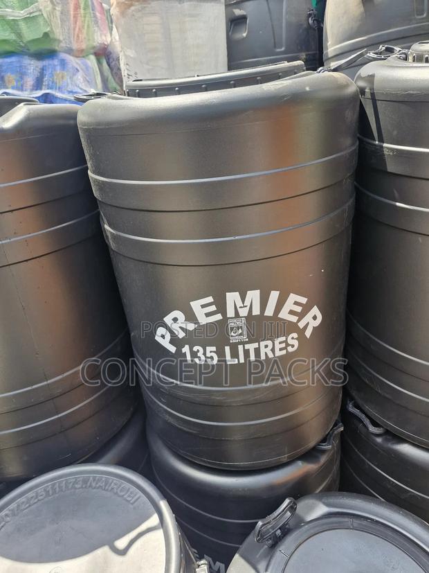 135 Litres Water Tank Black Premier Brand. - main view