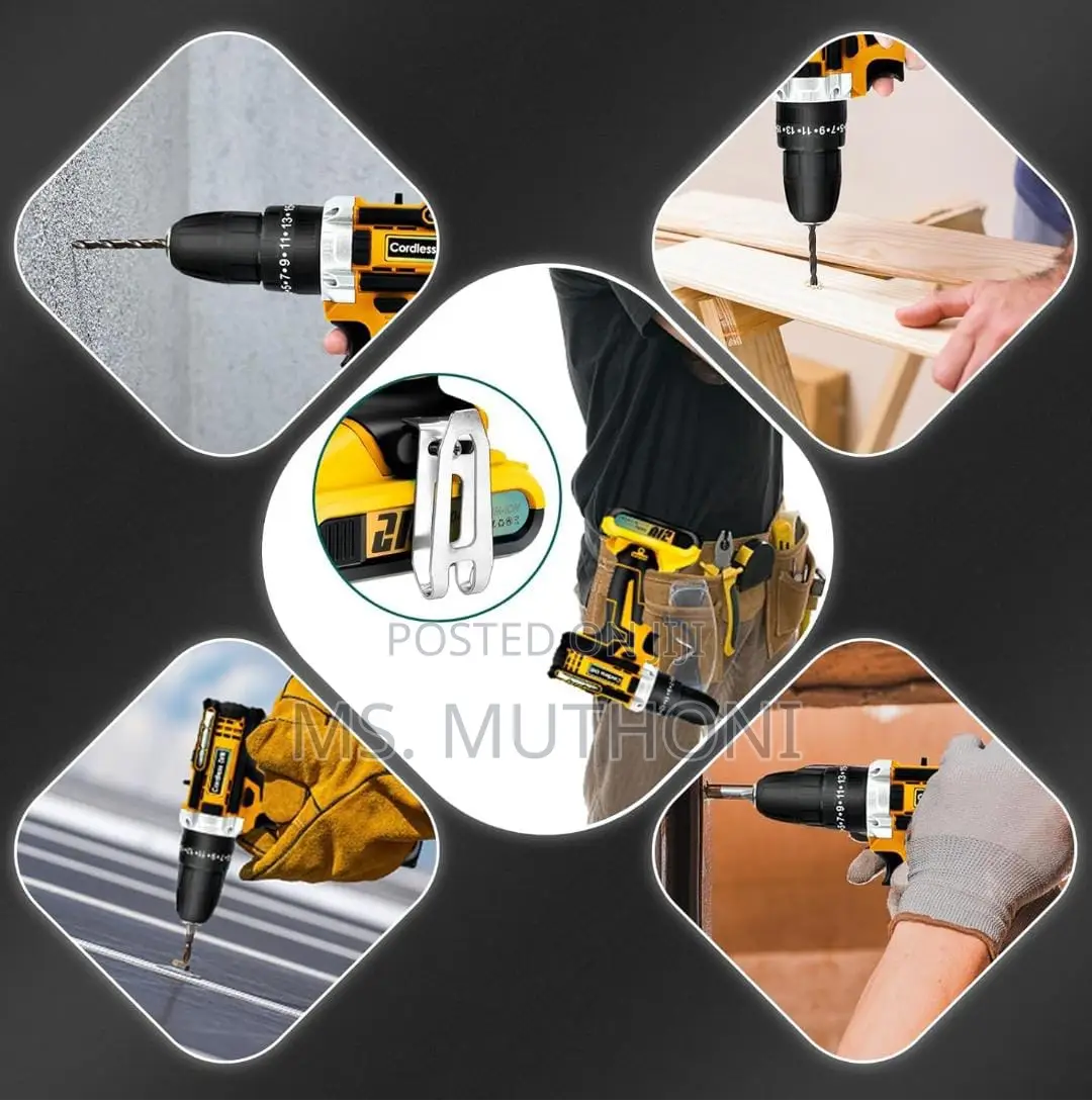 Rechargeable 21 v Cordless Screwdriver Set