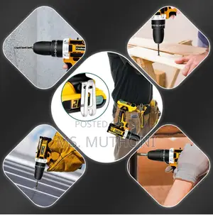 Rechargeable 21 v Cordless Screwdriver Set