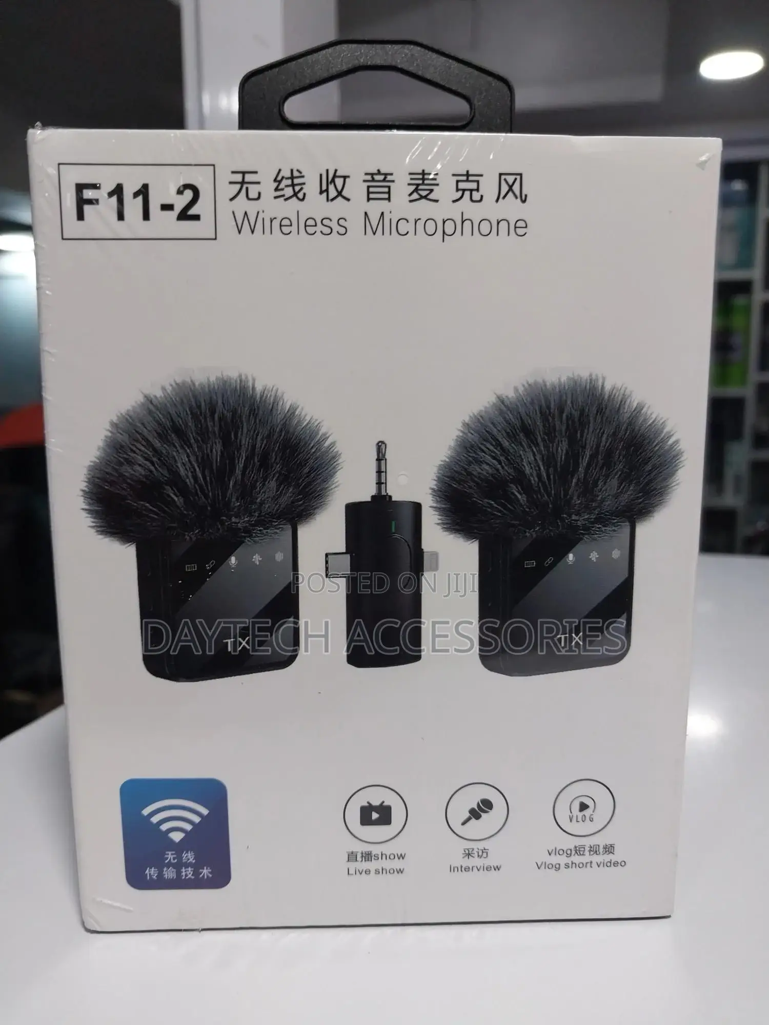 F11-2 Collar Wireless Microphone iPhone/Android Type C