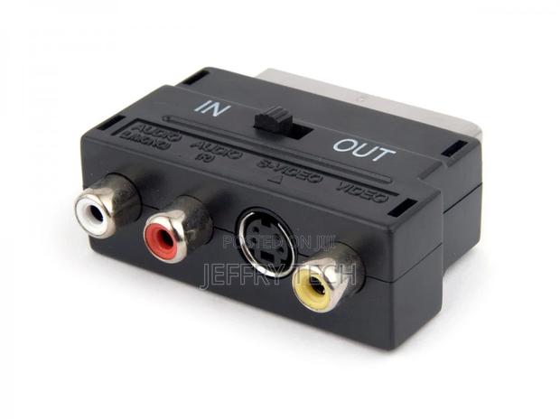 SCART to 3RCA + S-Video Adaptor With Direction Switch - main view