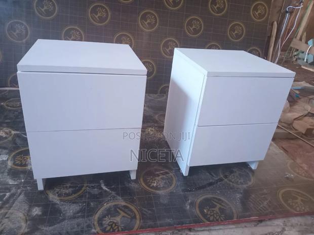Side Drawers and Ottoman
