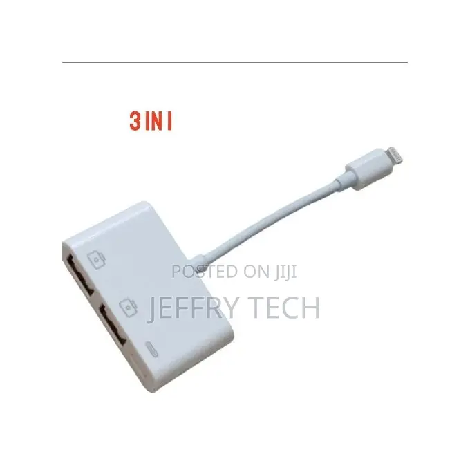 Lightning to USB 3 Camera Adapter 3 in 1