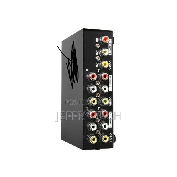 4 Port AV Audio Video Splitter