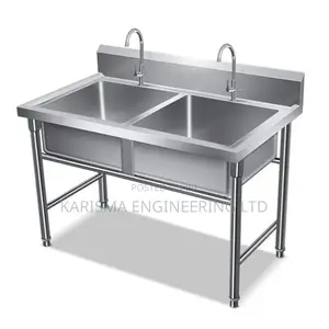 Stainless Steel Double Sink Commercial