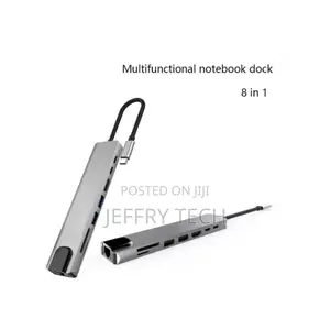 USB Type-C 8 in 1 Multi Adapter