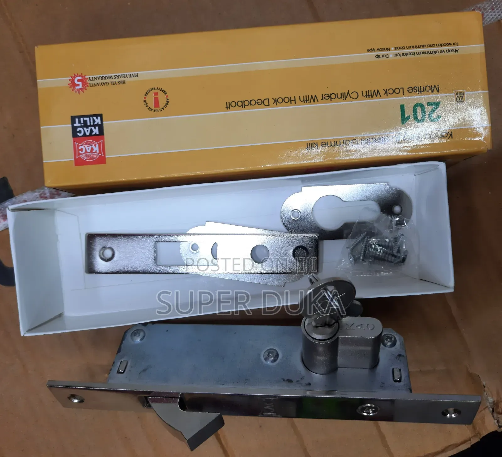 KAC 201 Hook Dead Bolt Mortise Lock