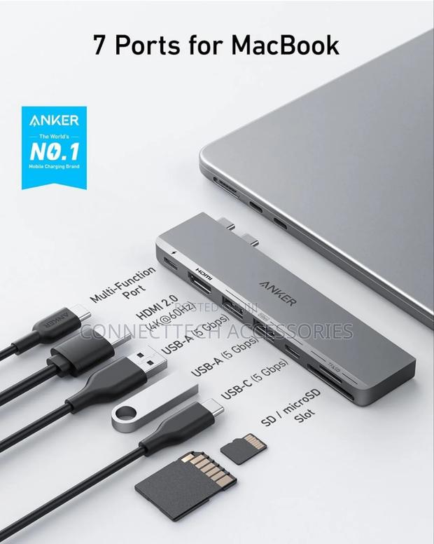 Anker 547 USB-C Hub 7in2 For Macbook - thumbnail 2