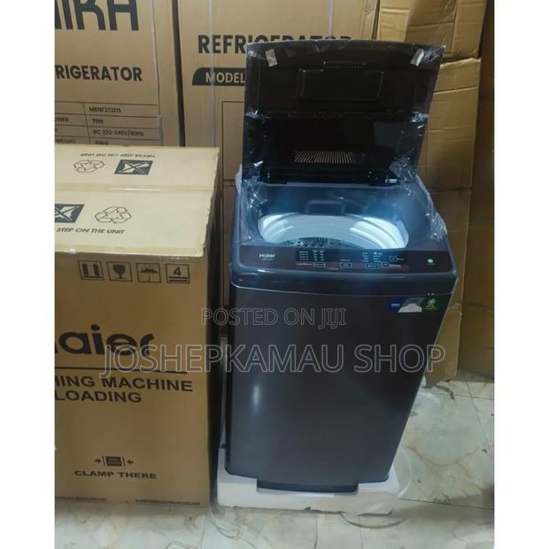 8kg Full Automatic Haier Machine- Top Loader - main view