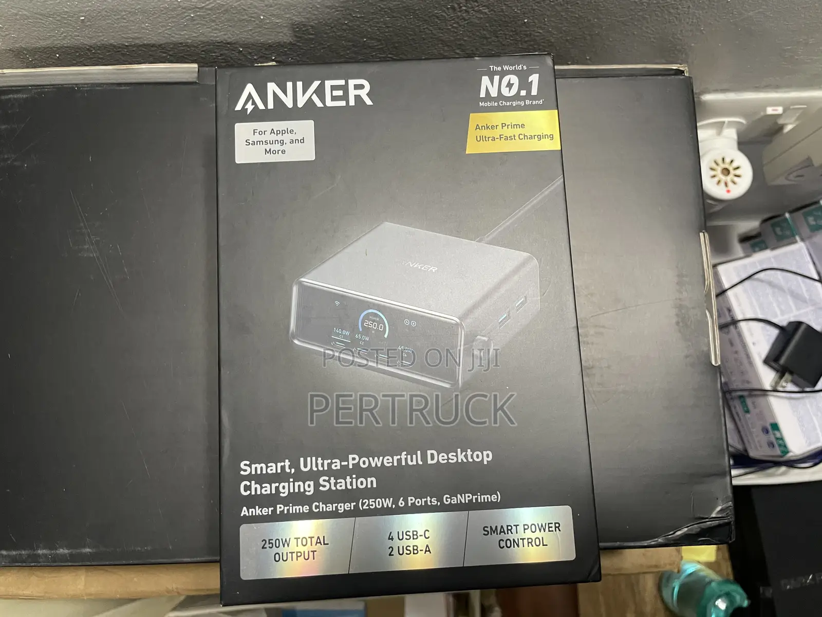 Anker Prime Charger, 250w Gan Prime Usb C Charging Station,