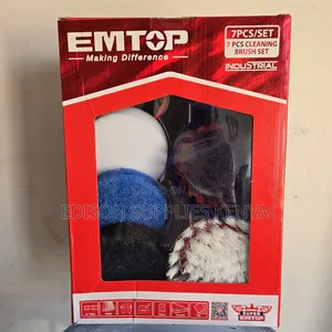 7pcs Drill Brush Set Emtop Drill Car Wash Detailing Cleaning Brushes