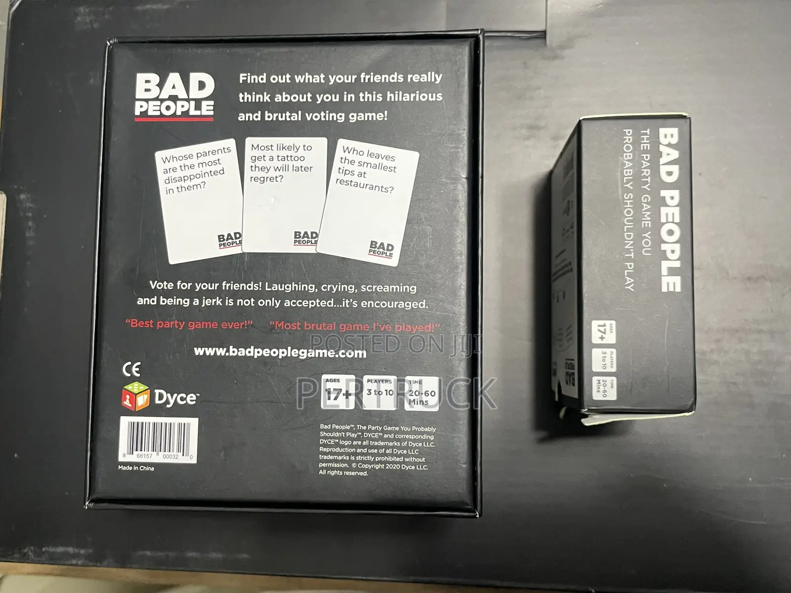 BAD PEOPLE Party Game + After Dark Expansion Set