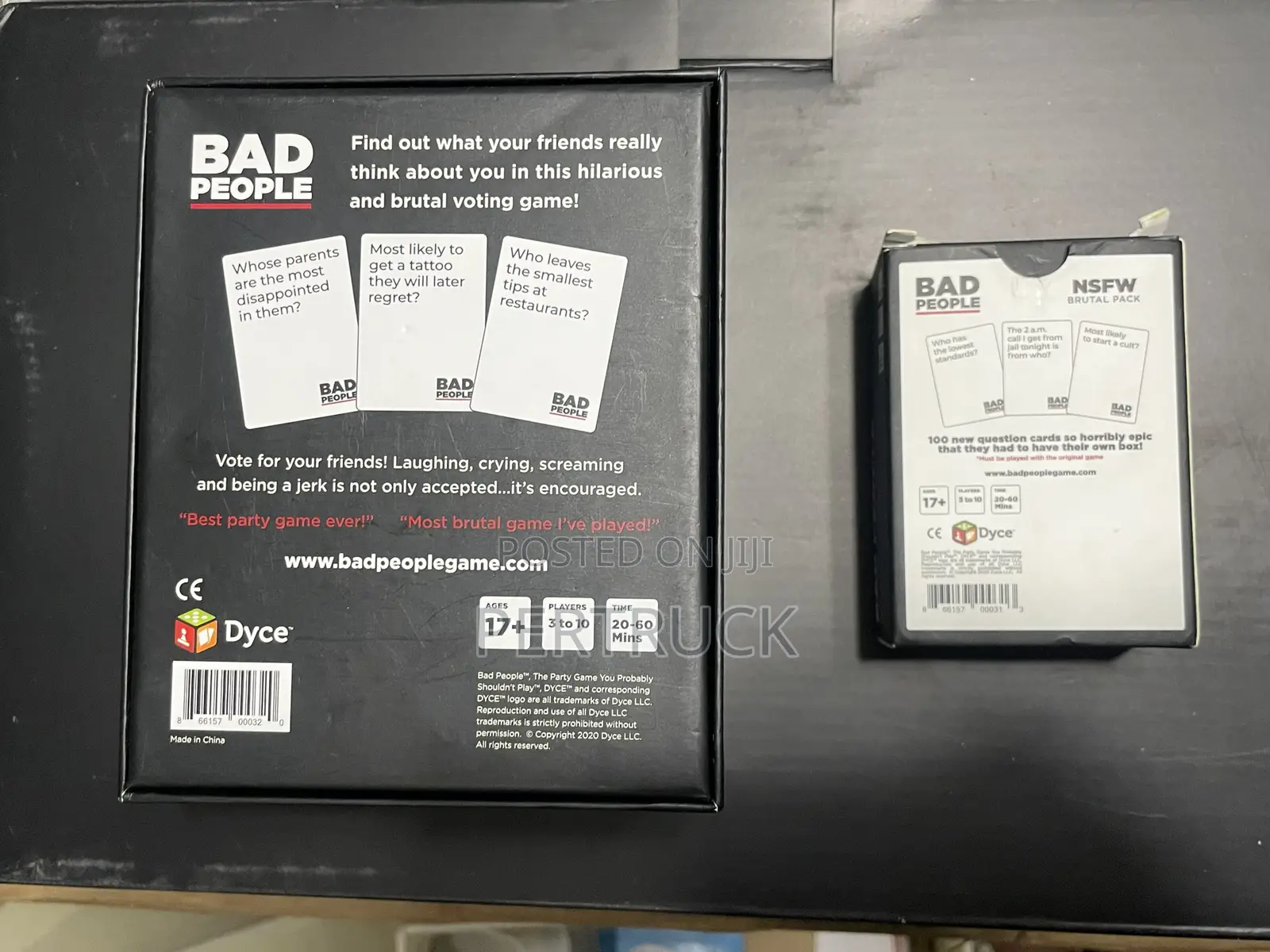 BAD PEOPLE Party Game + After Dark Expansion Set