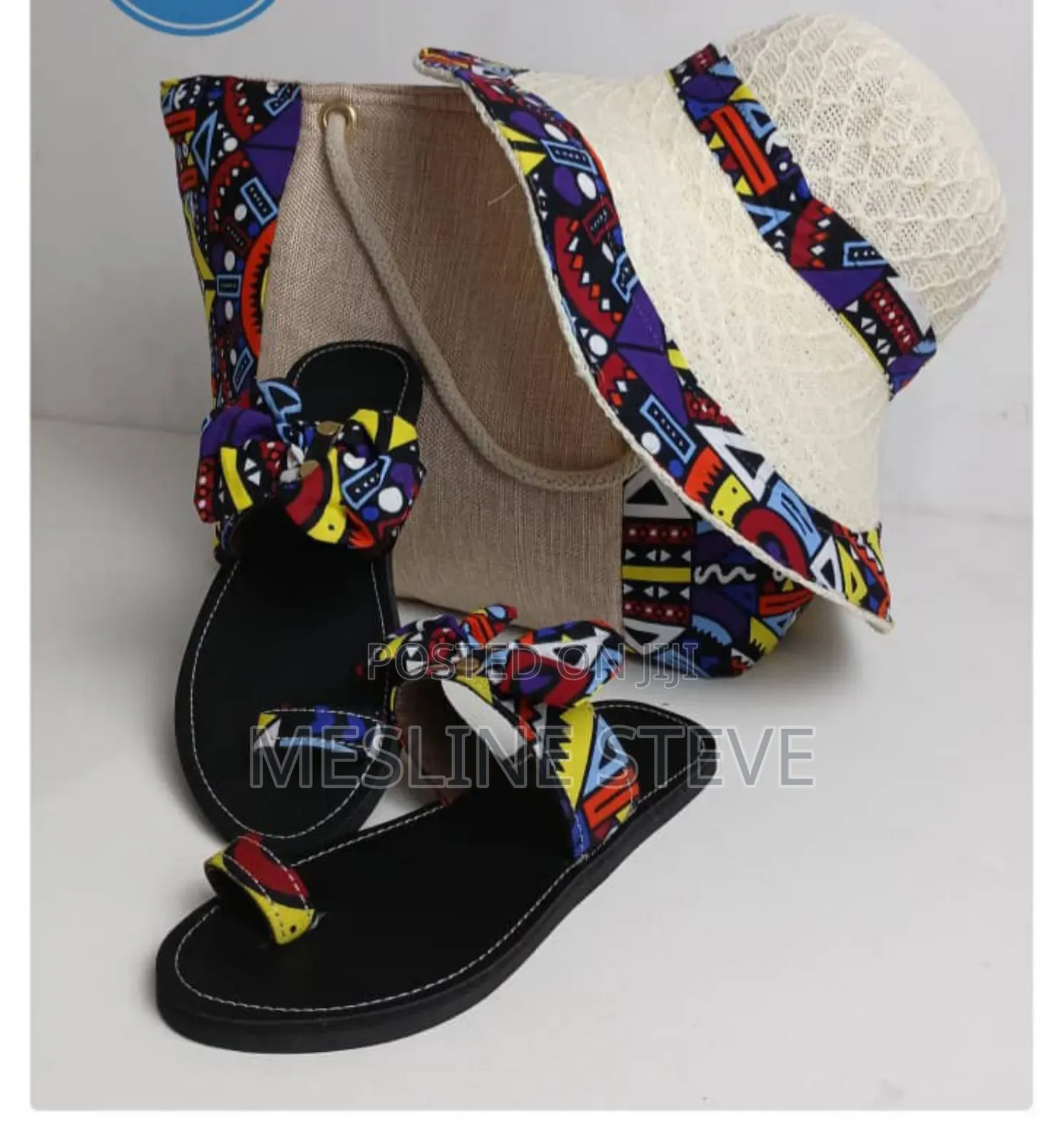 Handbag ,Hat and Sandals Set