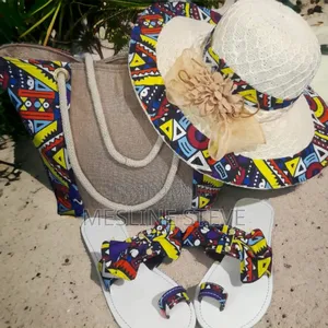 Handbag ,Hat and Sandals Set