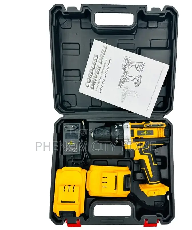 Rechargeable Wireless Drill With Screws