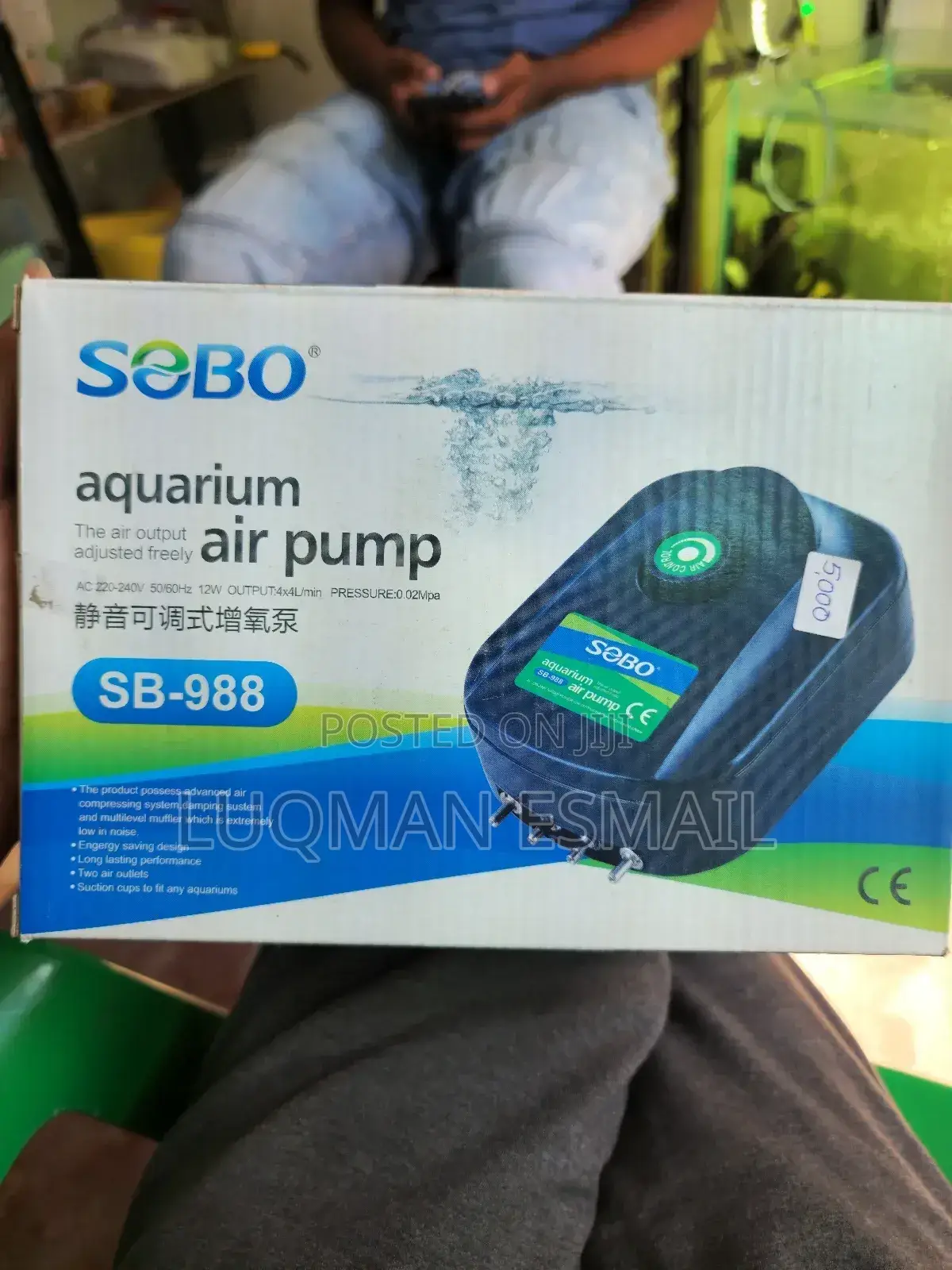 Sobo 4 Nozzles Air Powerful Airpump