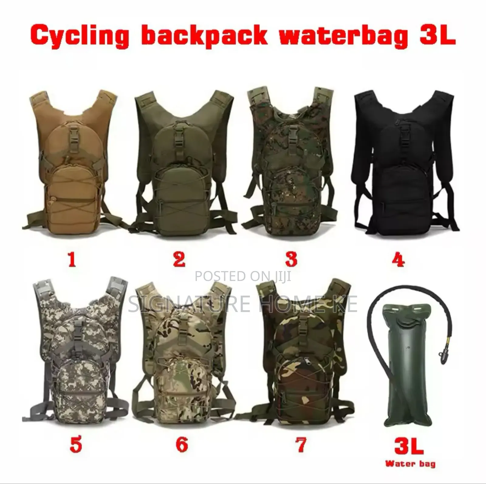 Hydration Bag With 3L Insulated Water Bag