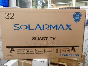 Solarmax 32 Inch Smart Android Tv Frameless With Bluetooth