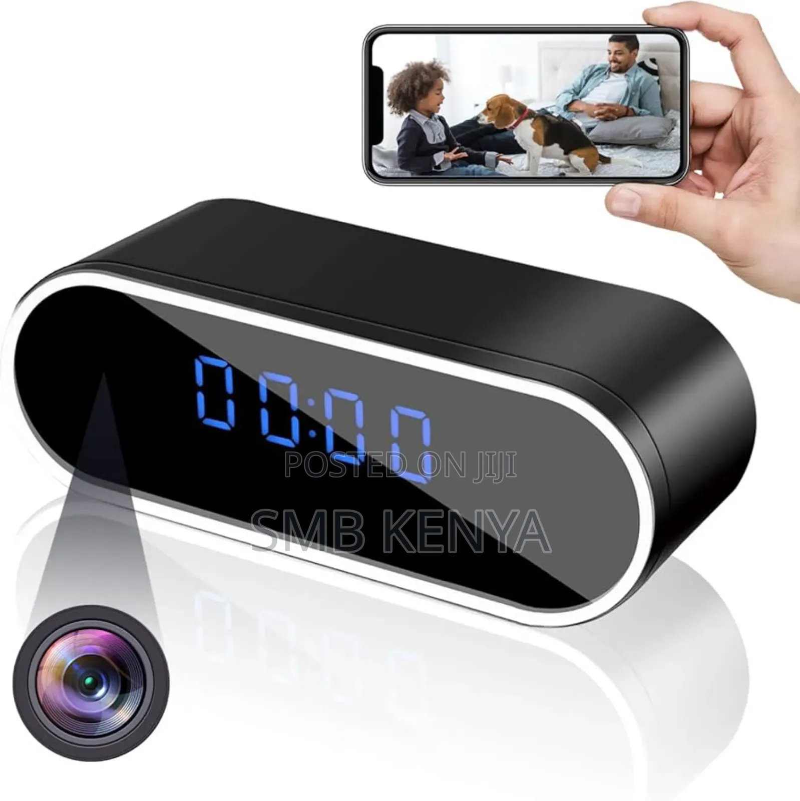 Camera Disguised As Clock Visible On Phone