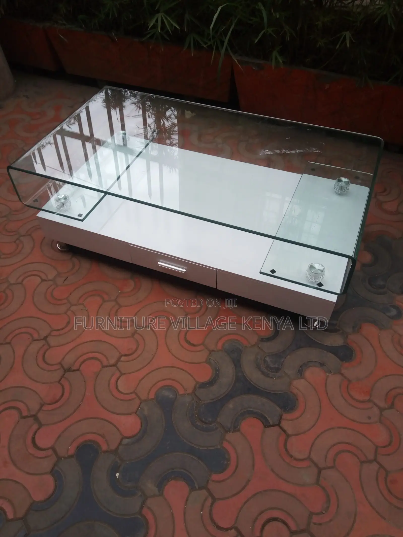 Home Tables; Tempered Glass Top Coffee Table