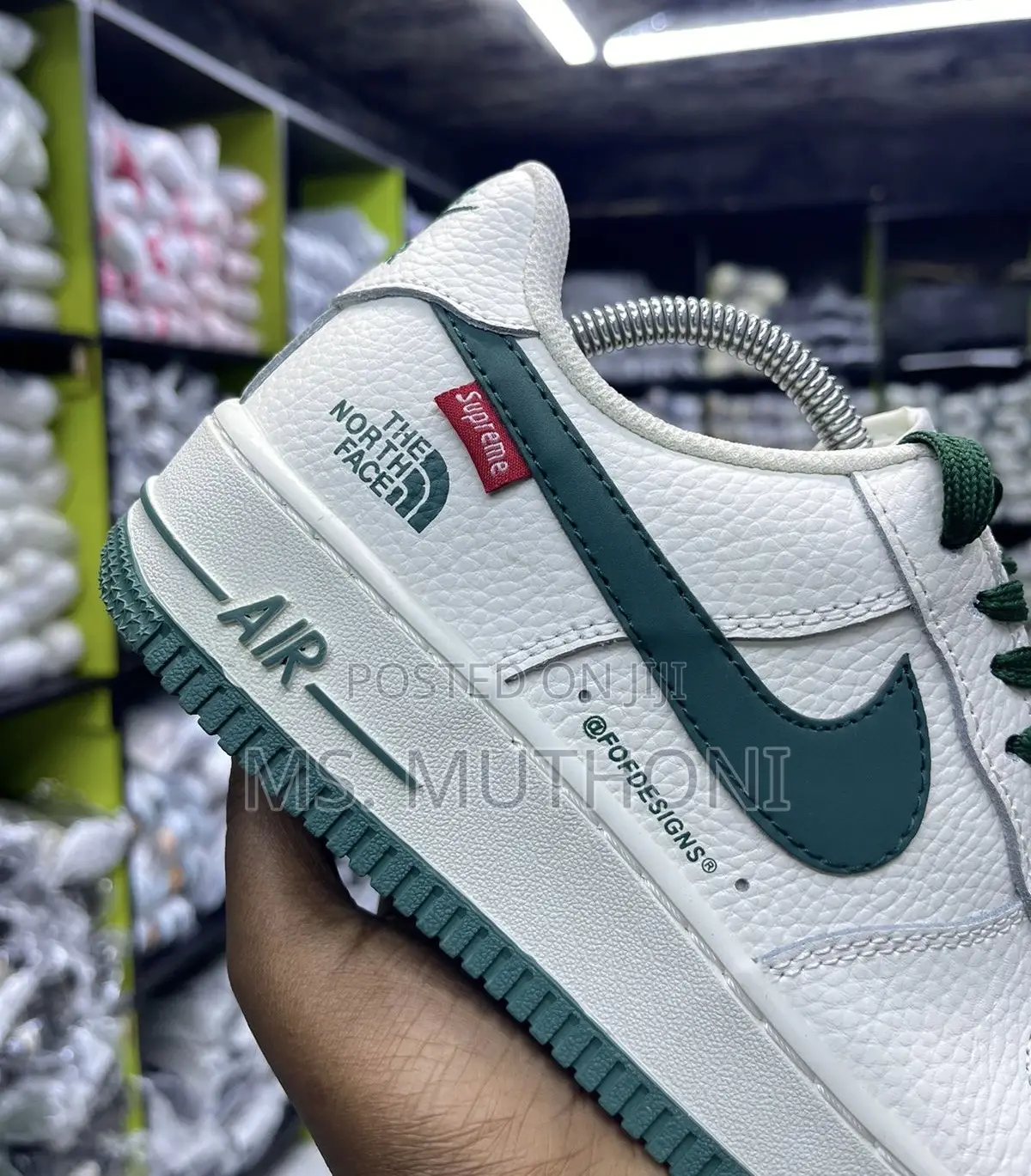 New Airforce 1 Low North X Supreme