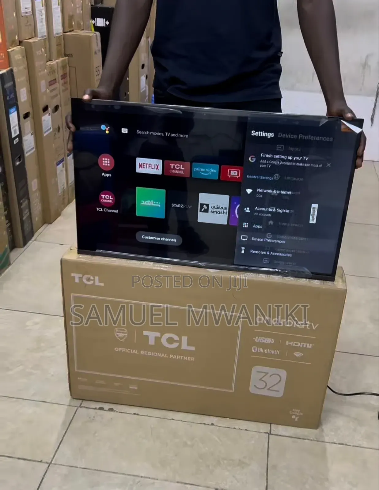 TCL 32′′ S5400a FHD Smart Android Frameless Tv