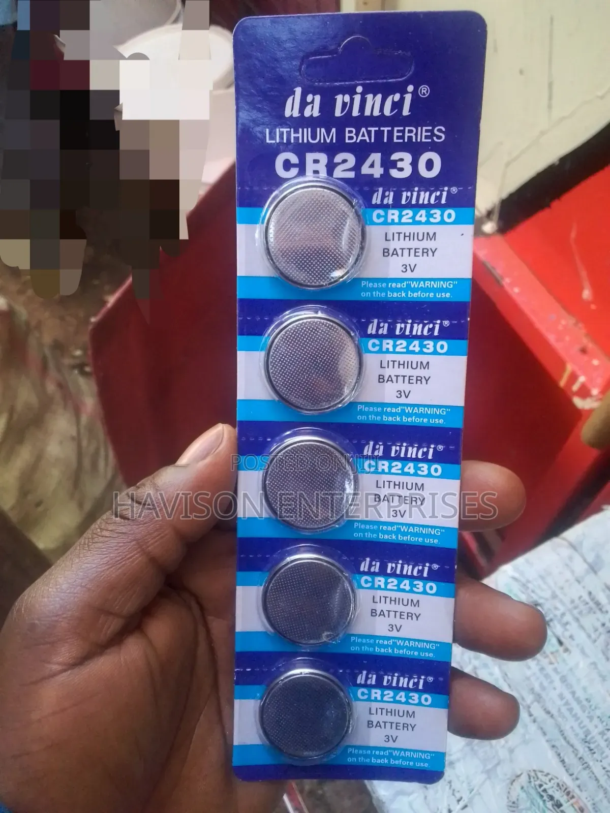 3V CR 2430 Lithium Cells/Batteries
