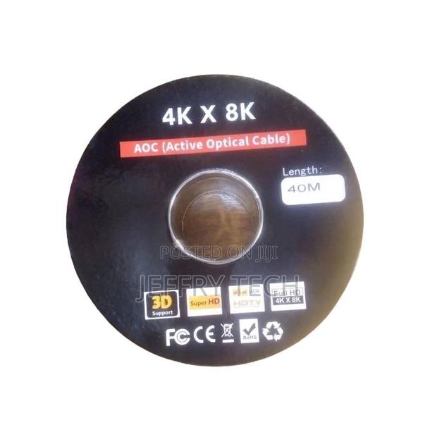 40M Optical Fiber HDMI to HDMI Cable 2.0B Support at 60hz