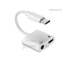 2 in 1 Type-C Adapter Audio and Charger