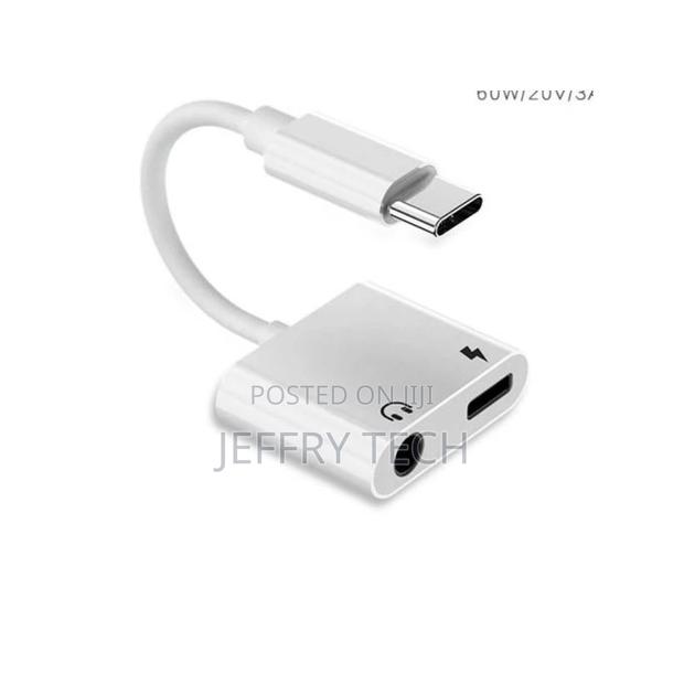 2 in 1 Type-C Adapter Audio and Charger - main view