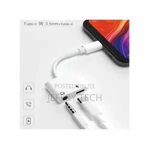 2 in 1 Type-C Adapter Audio and Charger