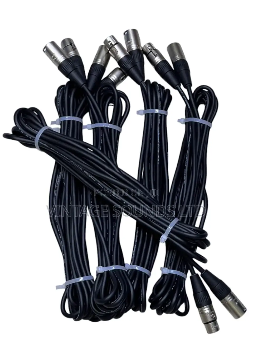 XLR to XLR Male/ Female Microphone Cable 5 Meters (Black)
