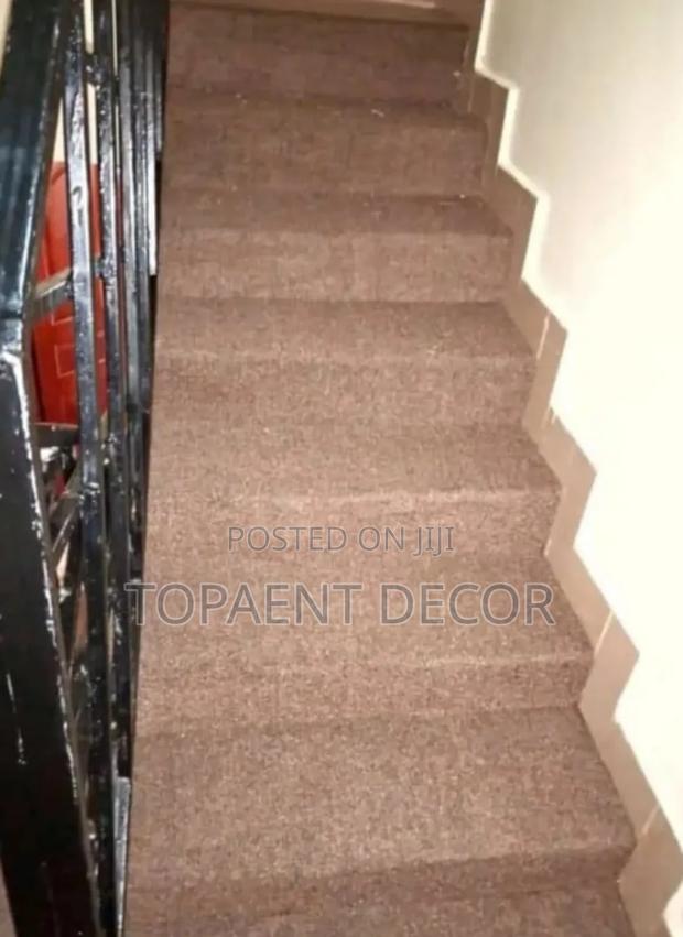 Brown Airbnb Staircase Wall to Wall Carpets - main view