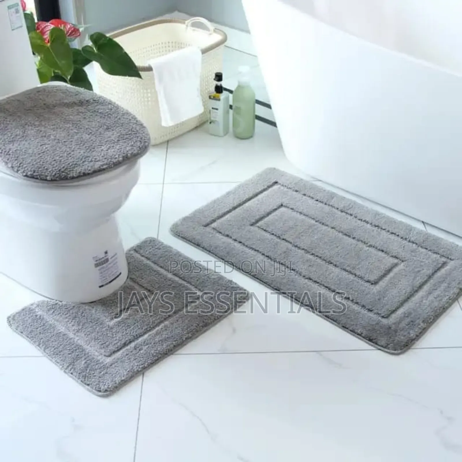 3pc Toilet Mats Set