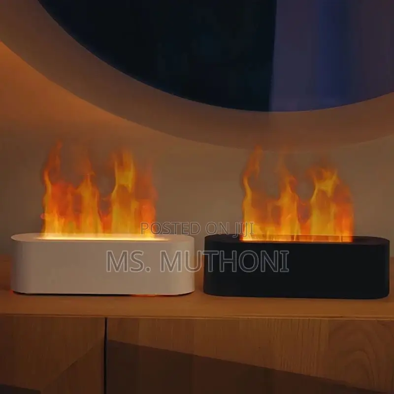 Flame Aromatherapy Diffuser Quiet Usb Air Humidifier*