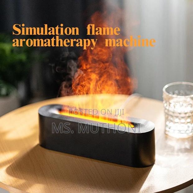 Flame Aromatherapy Diffuser Quiet Usb Air Humidifier* - thumbnail 3