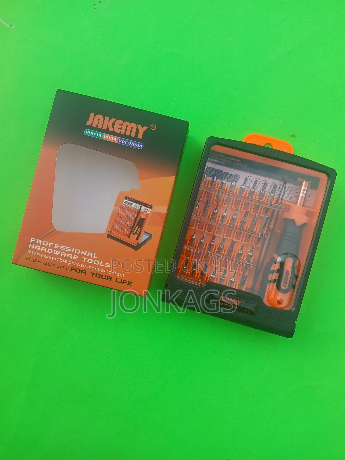 Jakemy 32-in-1 Interchangeable Precise Manual Tool Set.
