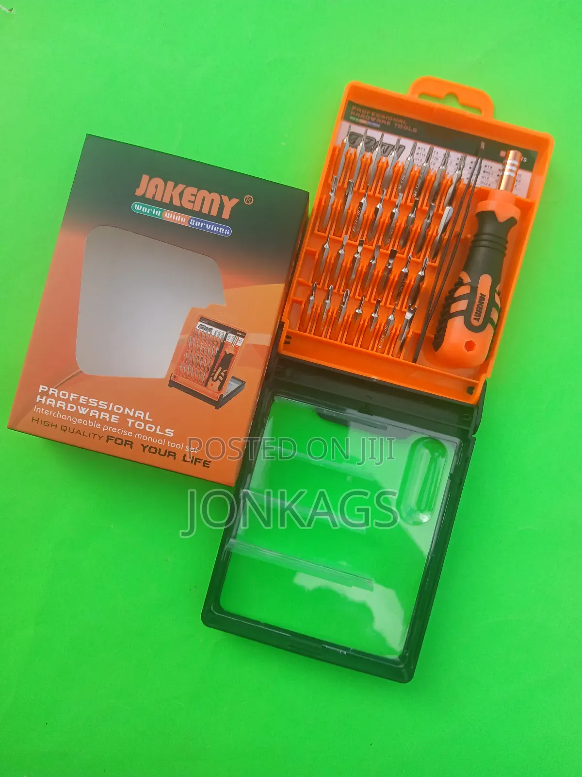 Jakemy 32-in-1 Interchangeable Precise Manual Tool Set.