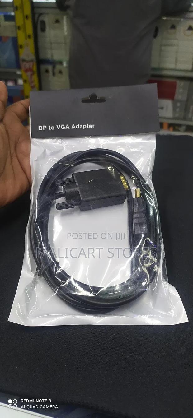 Display Port to Vga Cable - main view