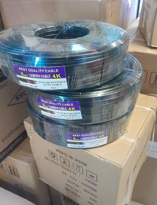RG59 Coaxial Cable With Power-100m