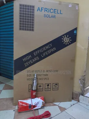 Powerful Submersible Solar Pump + Solar Panel 300watts