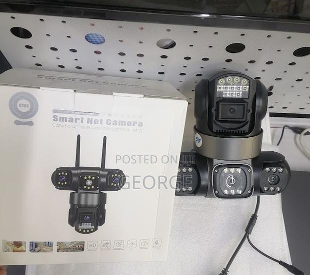 Quality`Triple Lens 4G Smart Net Camera 3 Lens Simcard PTZ - main view