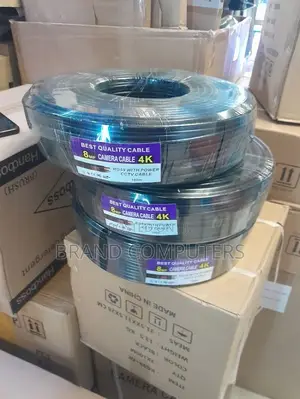 100M Coaxial CCTV RG59 Cable 100 Metres Plus Power