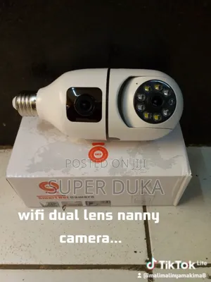 Nanny Camera.Wifi Dual Lens Cctv.2way Audio.Night Vision