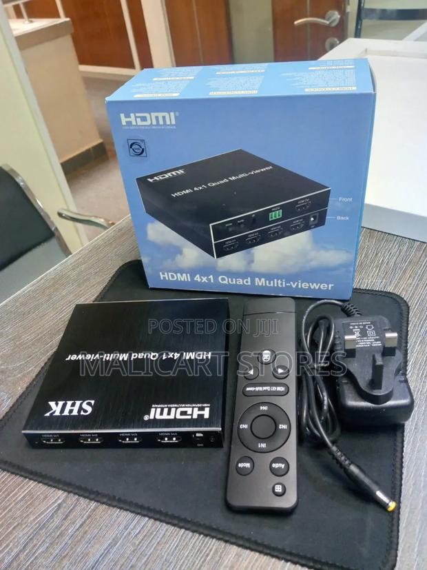 Hdmi 4×1 Quad Multiviewer Screen Segmentation