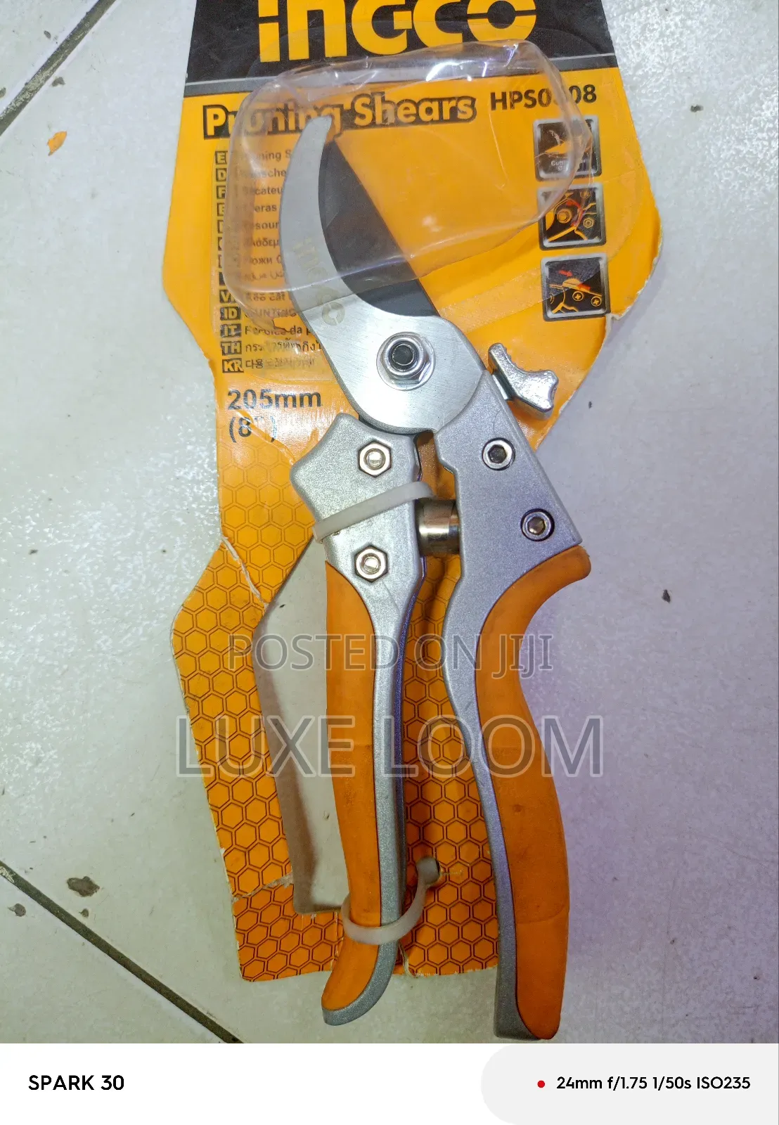 205mm 8"Ingco Pruning Shears